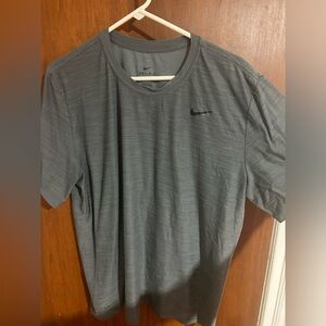 Grey nike dri fit shirt